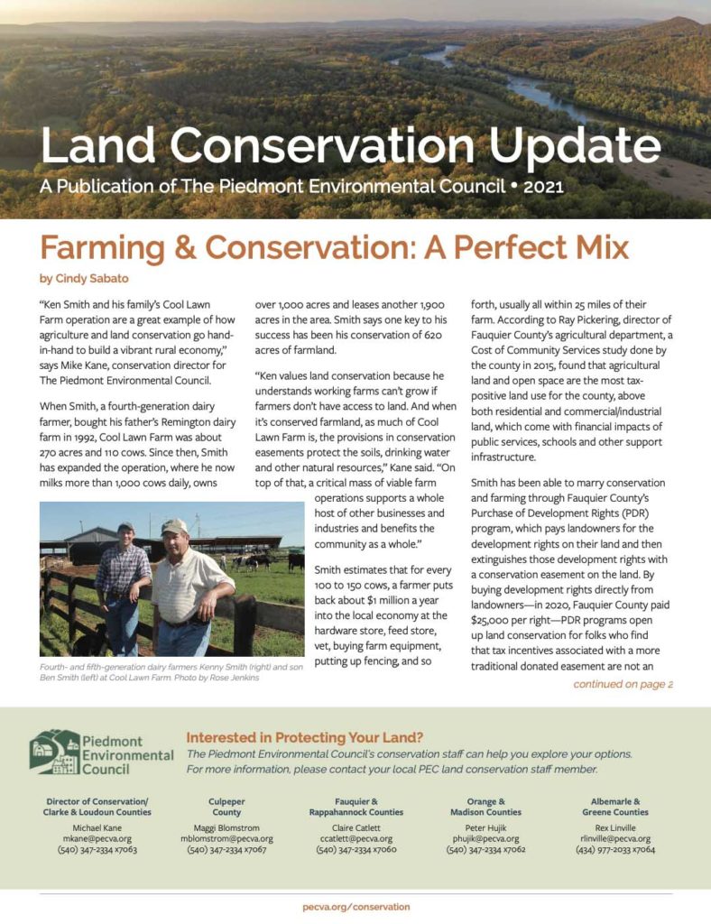 2021 Land Conservation Update