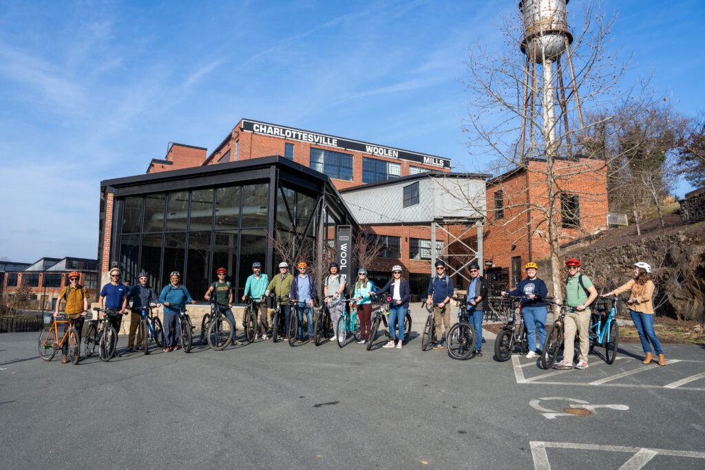 Many people reached the sixth annual Active Mobility Summit by bicycle.