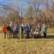 Hundreds of Trees Planted at Lane Property