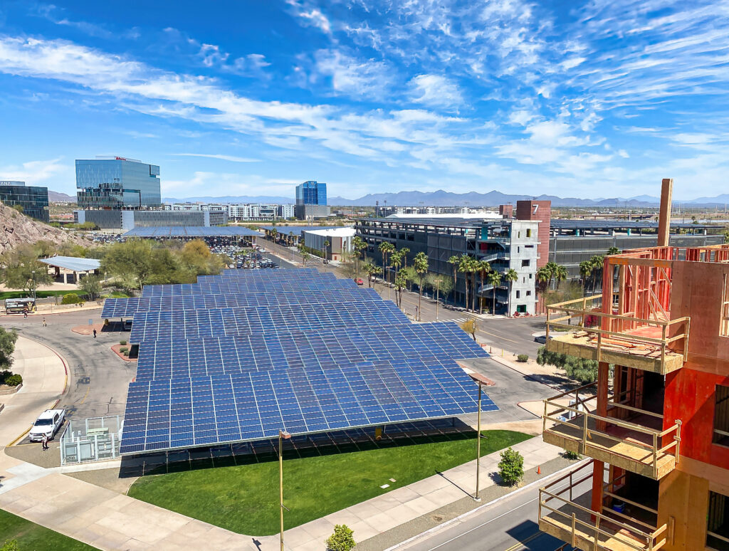 In the Driver’s Seat on Parking Lot Solar