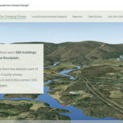Albemarle Climate StoryMap screenshot