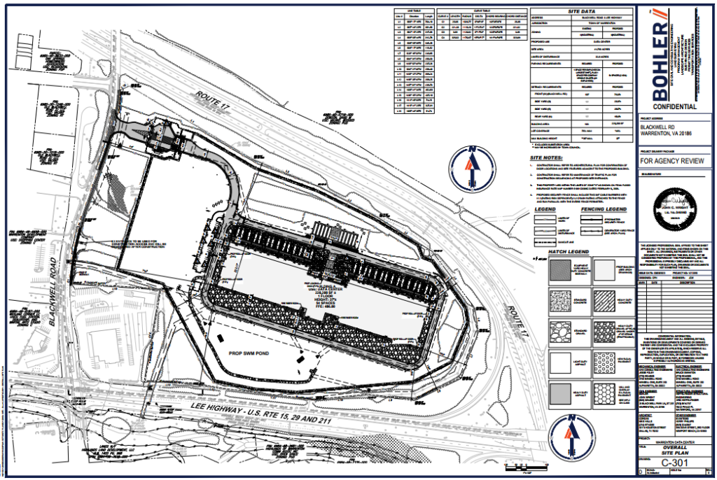 Amazon Site Development Plan / Zoning Amendment on Overhead Power Lines