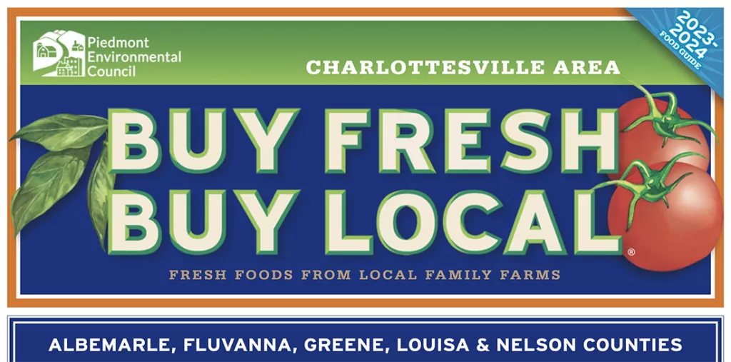 Charlottesville and surrounding areas Buy Fresh Buy Local guides arriving in mailboxes soon