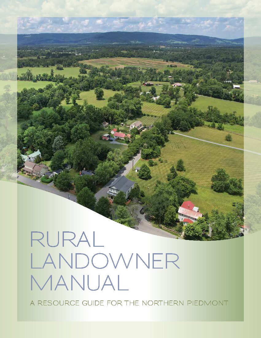 Rural Landowner Manual cover, featuring a rural landscape