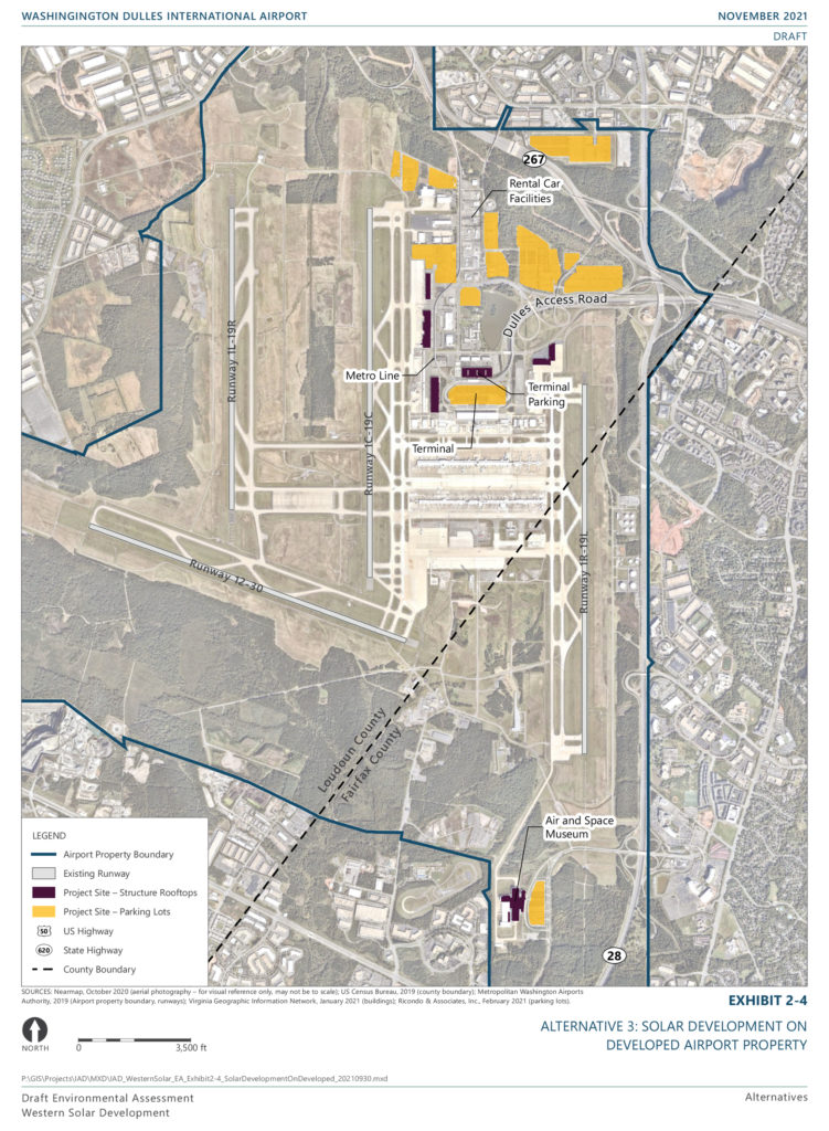 alternative proposed solar layout map