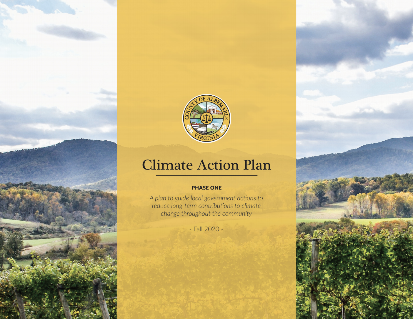 Climate Action Plan cover page