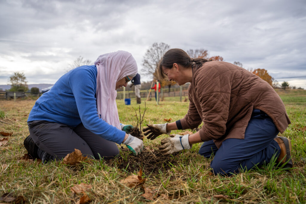 Tree Planting at Courts of St. Francis