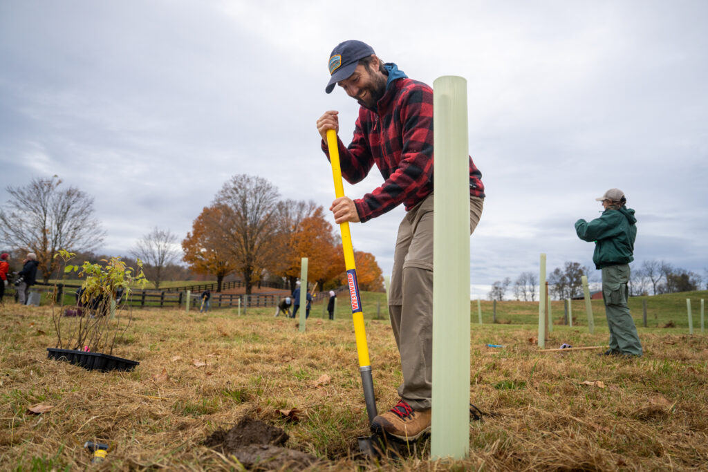 Tree Planting at The EcoVillage of Loudoun County