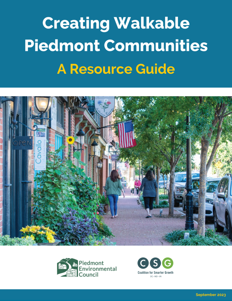 Creating Walkable Piedmont Communities: A Resource Guide
