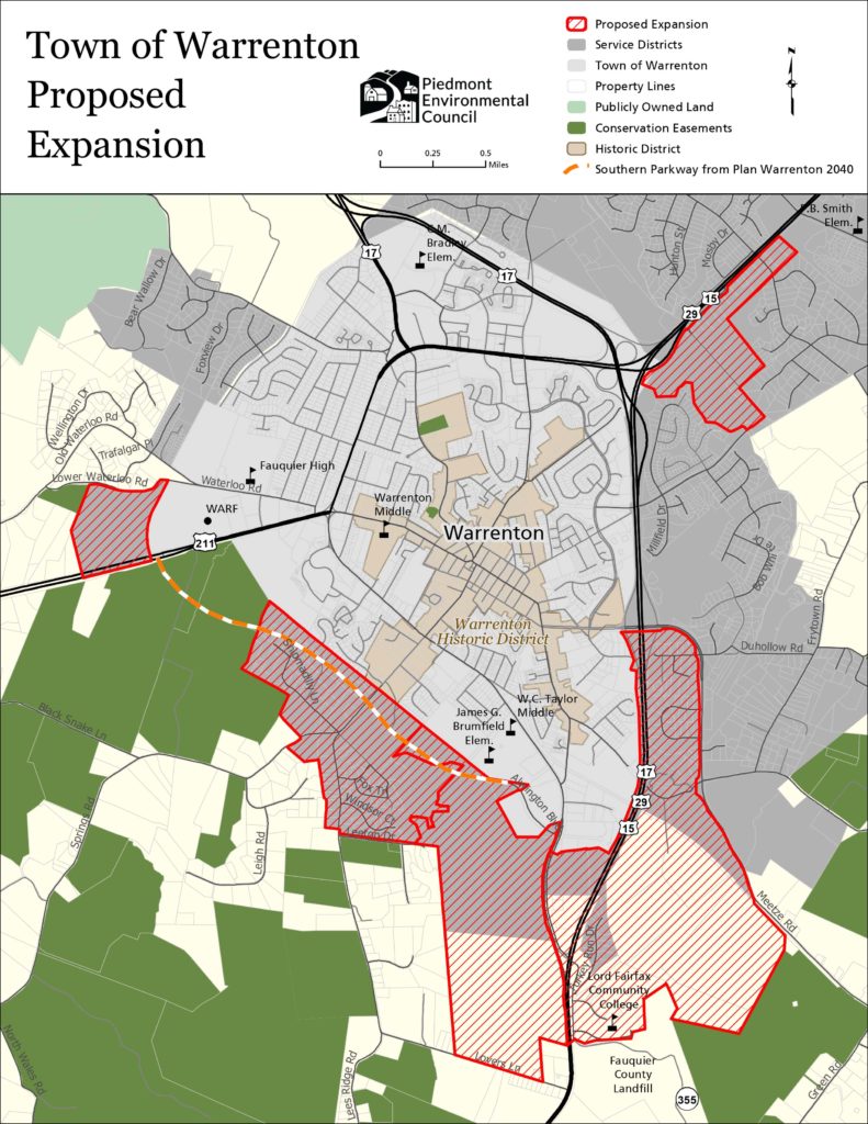 Warrenton Seeks Massive Boundary Line Adjustment The Piedmont