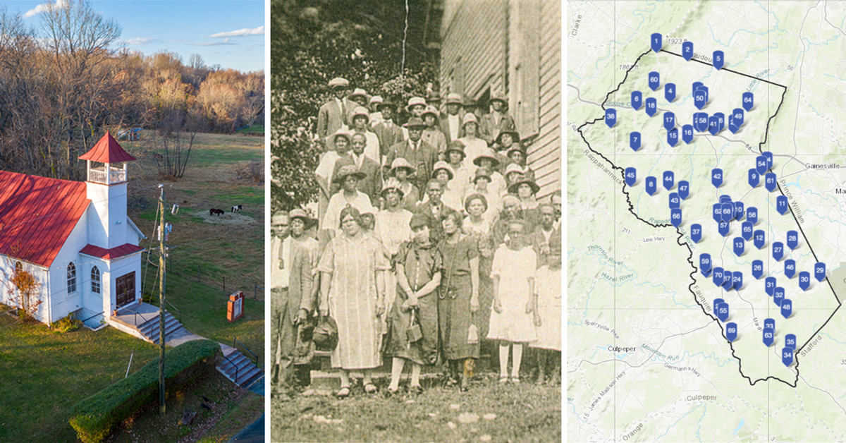first ashville baptist church; mt. olive church family; fauquier county storymap