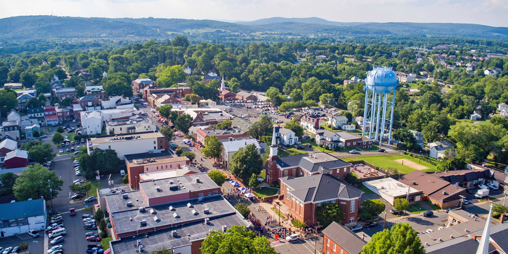 aerial of Warrenton