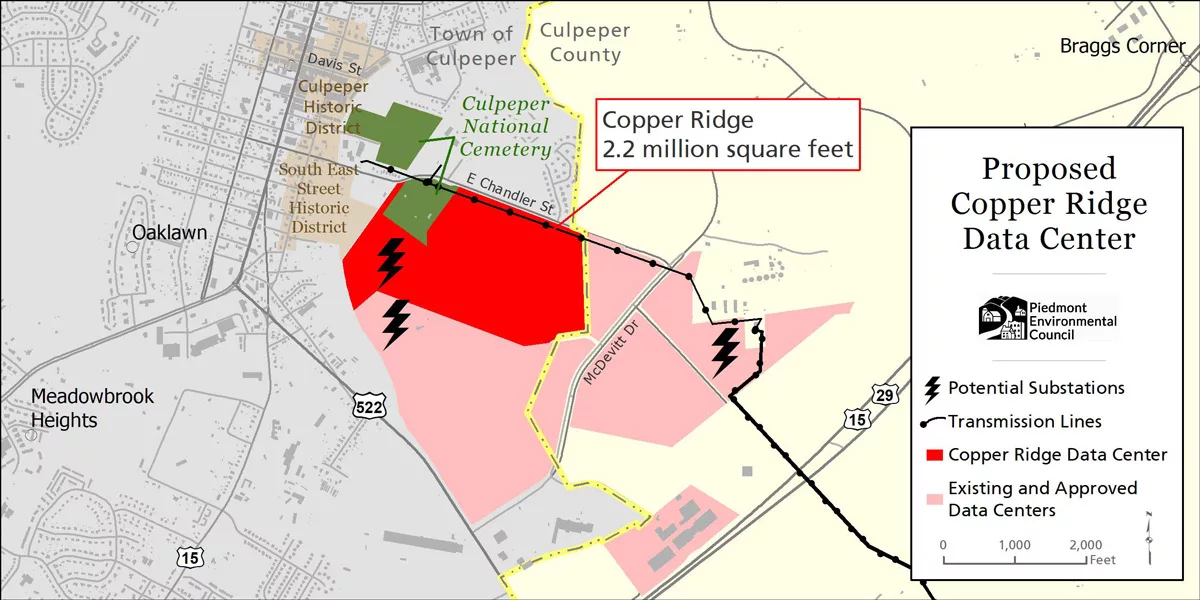 Copper Ridge Data Center Campus Heads to Town Council The Piedmont