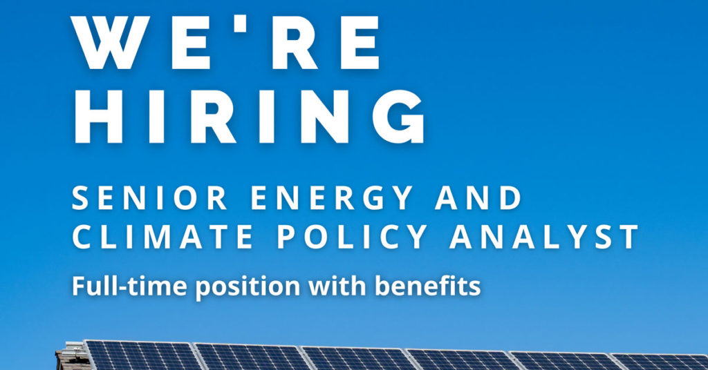Senior Energy and Climate Policy Analyst