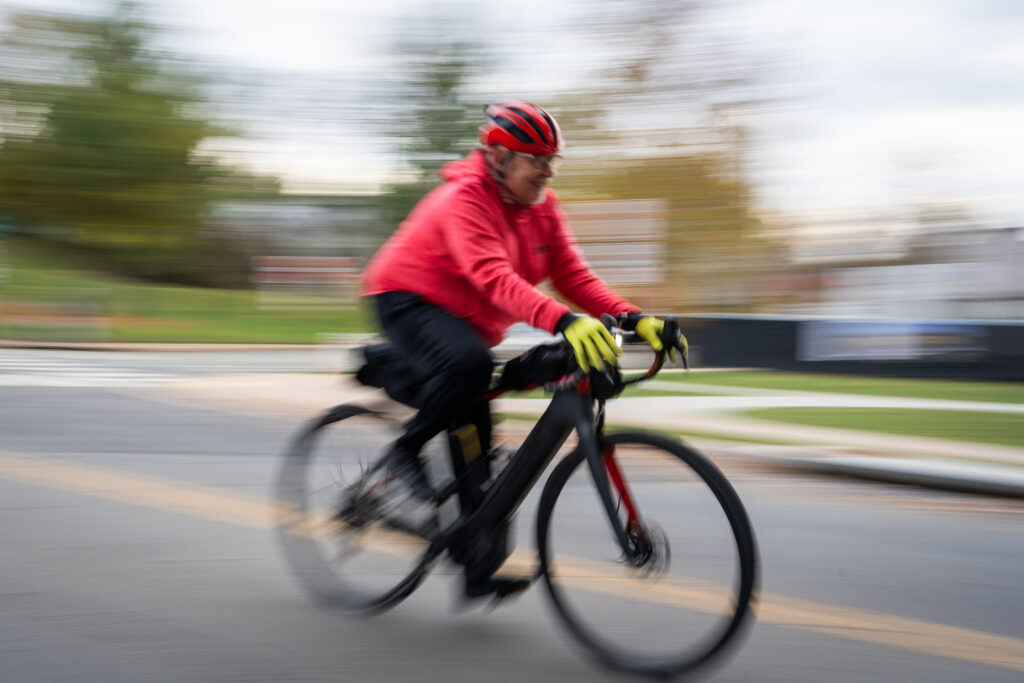 Costumed bike rider(s) in the 2025 Halloween Bike Ride.