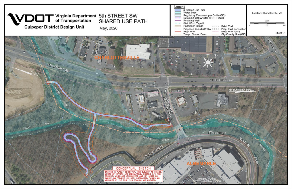 VDOT conceptual sketch from 2020.