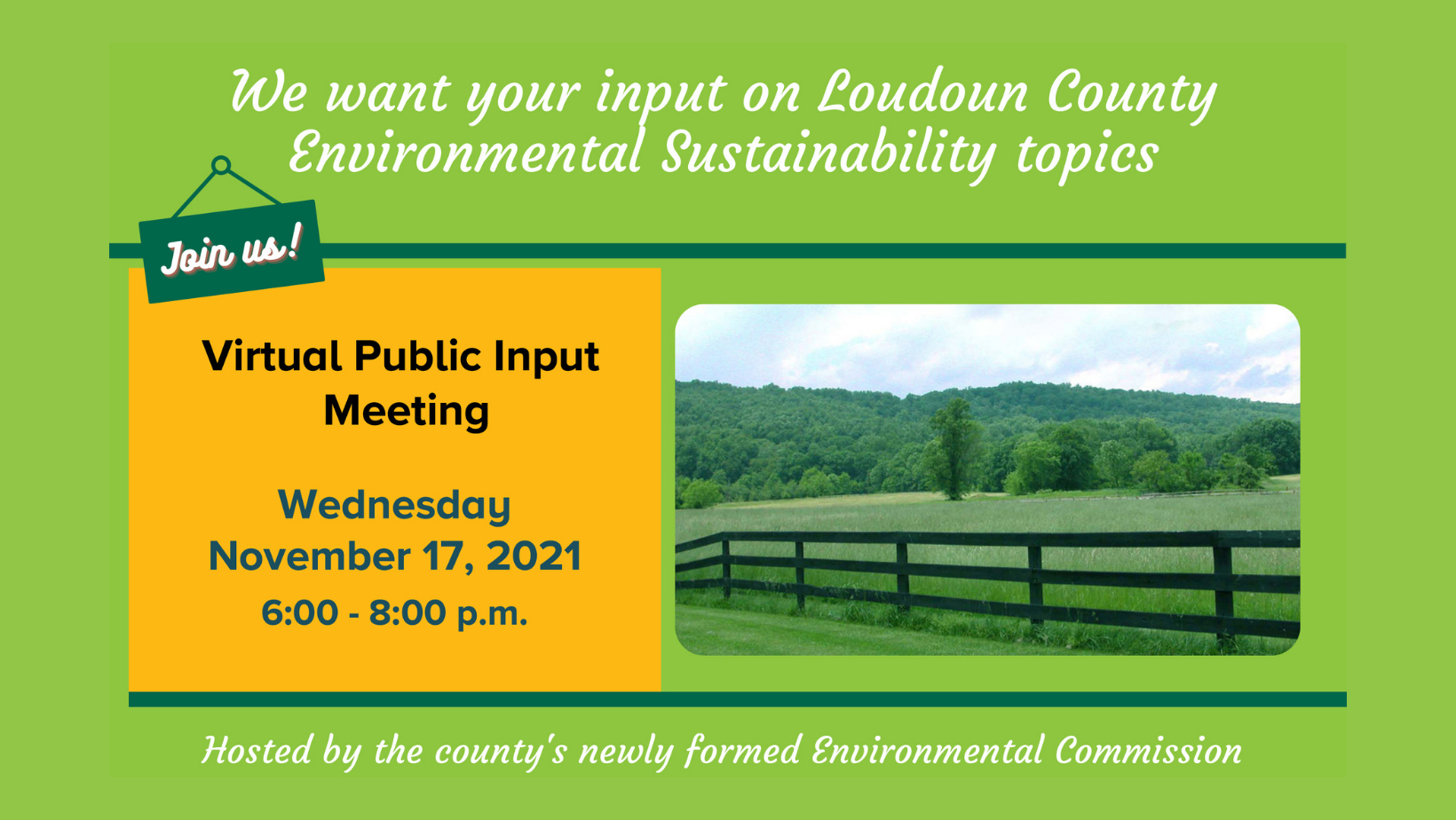 Virtual Public Input Meeting graphic