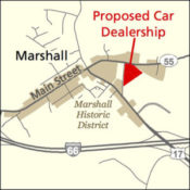 map of marshall