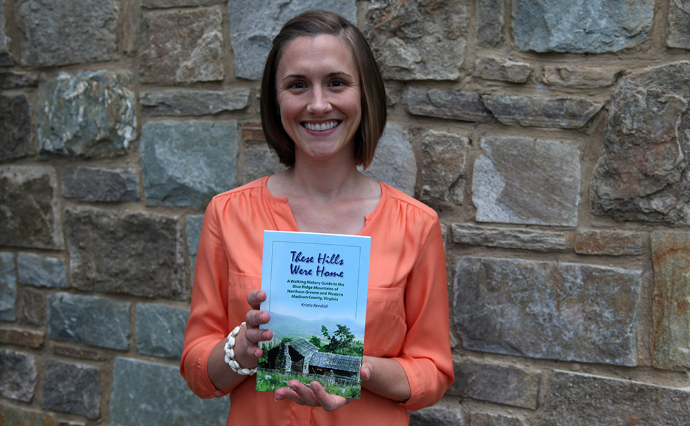 Kristie Kendall with book