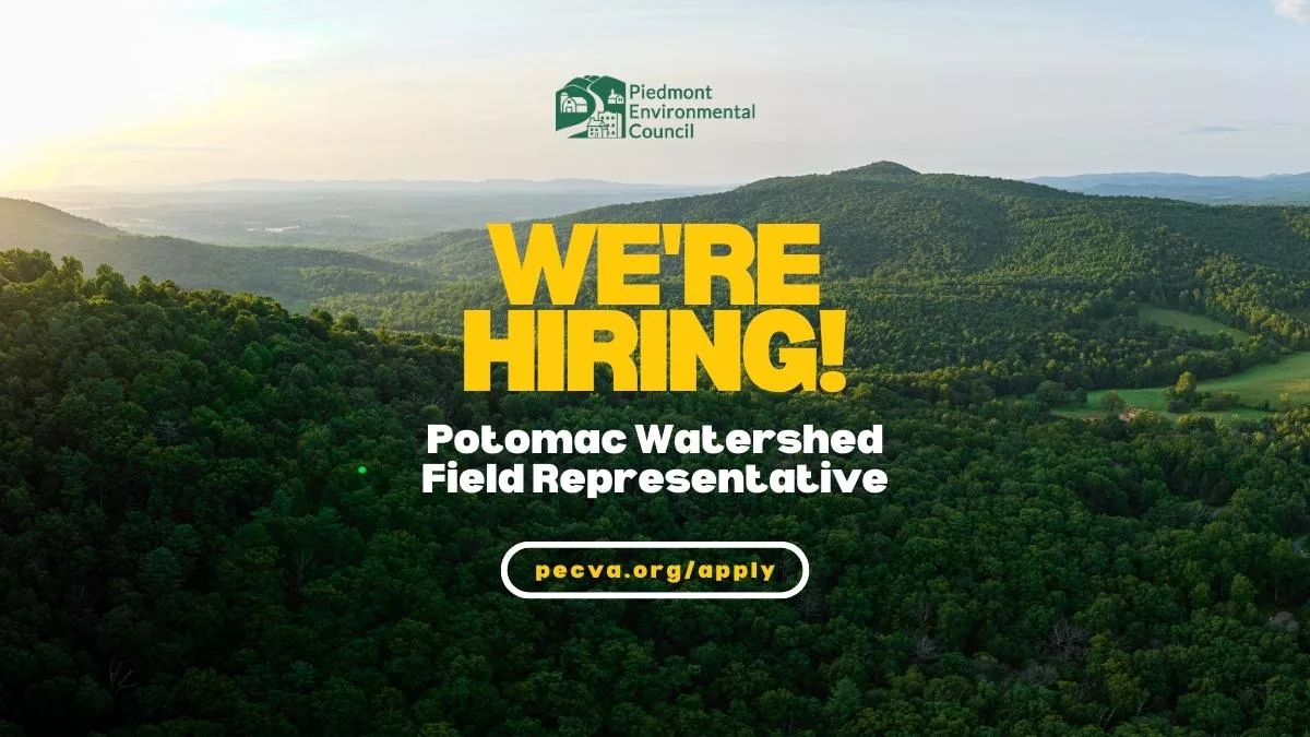 Potomac Watershed Field Representative The Piedmont Environmental Council