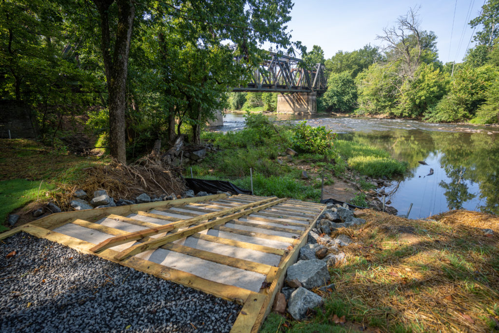 New boat launch on the Rappahannock River